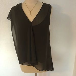 Vince Camuto Asymmetrical Tank Top